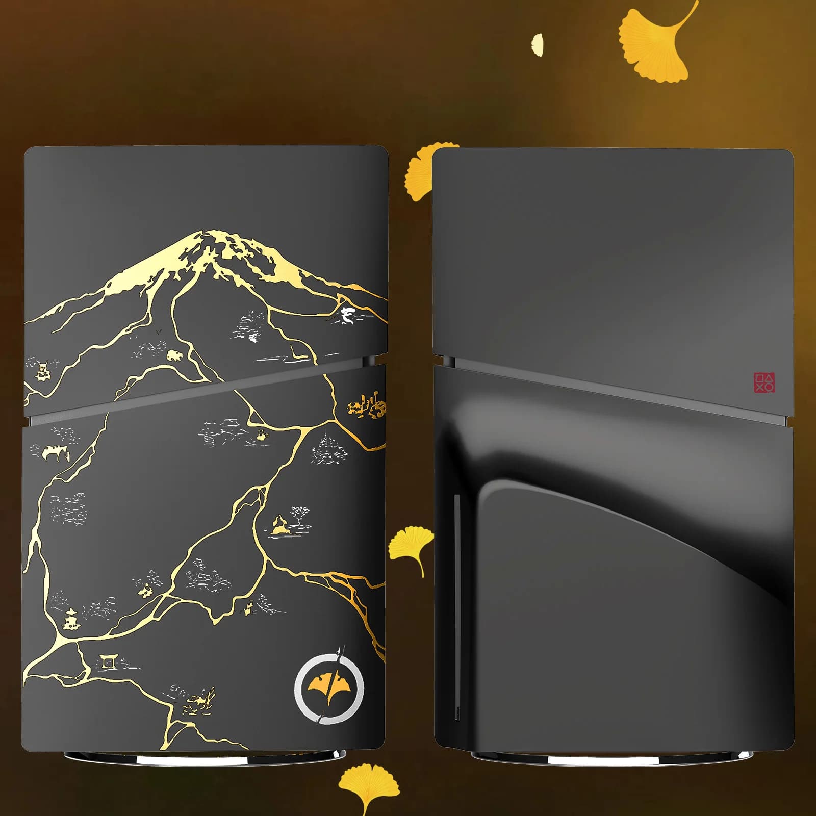 Pannelli Yotei di ricambio in ABS Custodia laterale Shell FacePlates Accessori compatibili con PlayStation 5/PS5 Pro/PS5 Slim Disc Console