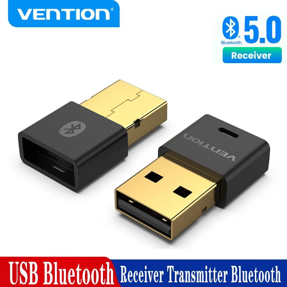 Vention Adattatore ricevitore trasmettitore Bluetooth USB per altoparlante per PC Mouse wireless Ricevitore audio musicale Dongle Apt-X Bluetooth 5.0