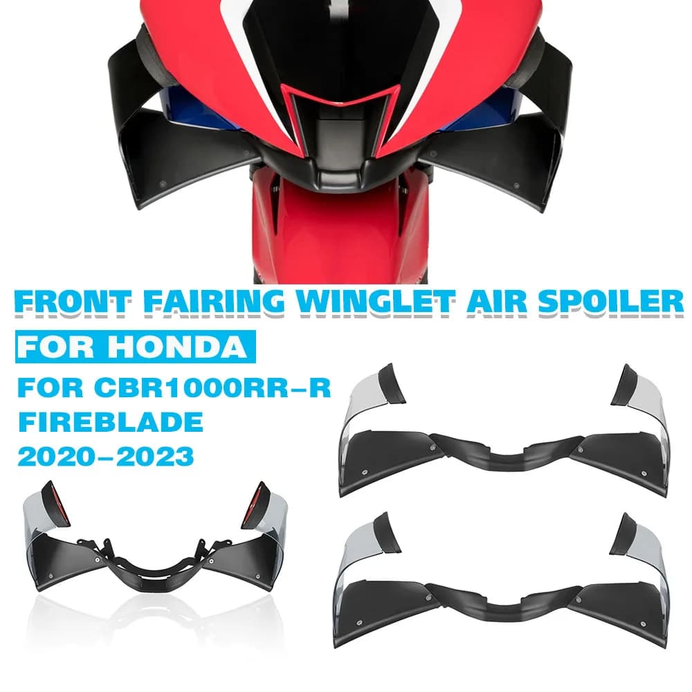 Spoiler Anteriore CBR1000RR-R Fireblade per Honda CBR1000 RR-R 2020-2023, Alette Decorative per Moto, Deflettore d'Aria