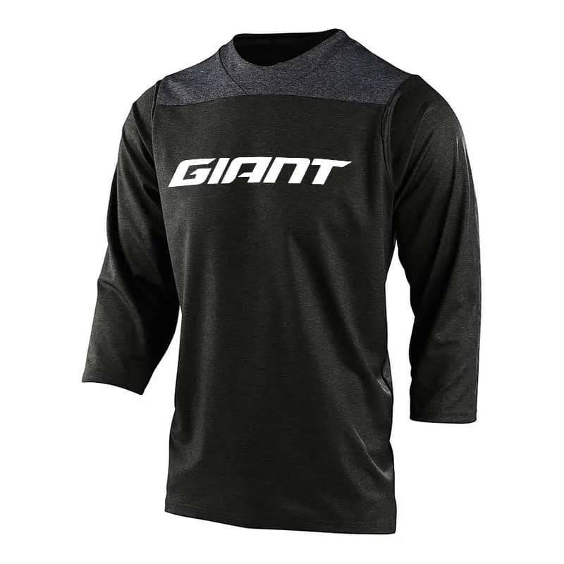 Maglia mtb da discesa gigante da uomo 2025 Camicia traspirante di resistenza BMX T-shirt sportiva da motocross DH personalizzabile