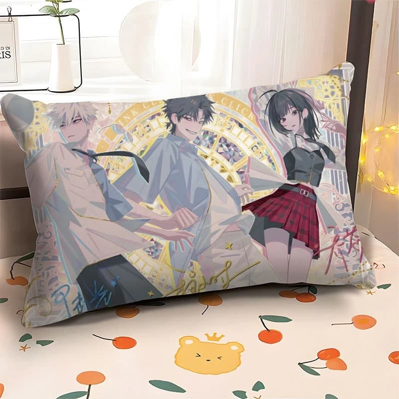 Cuscino di supporto lombare con stampa ad alta definizione per cuscino periferico per cartoni animati anime per divano da ufficio 40x60 cm con nucleo per cuscino