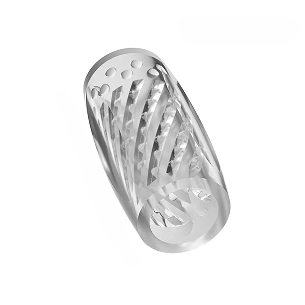 Soft Male Masturbation Cup Vagina Masturbator Stimulating Penis Massager Men Glans Exercise Blowjob Toy Men Adult Goods Portable