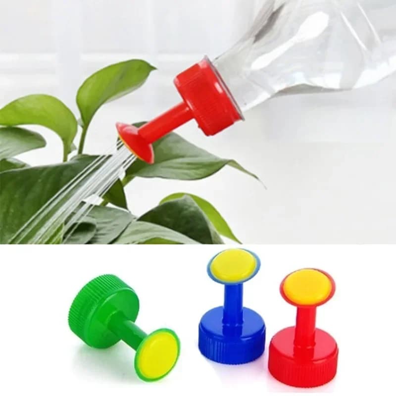 Mini nozzle for irrigation with bottle cap, delicate design, also potted plant spray for internal and external nursery