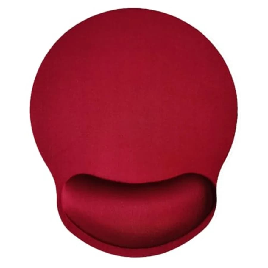 Tappetino per mouse con supporto per il polso, tappetino ergonomico con cuscino poggiapolsi in memory foam, base in gomma antiscivolo per mouse da gaming