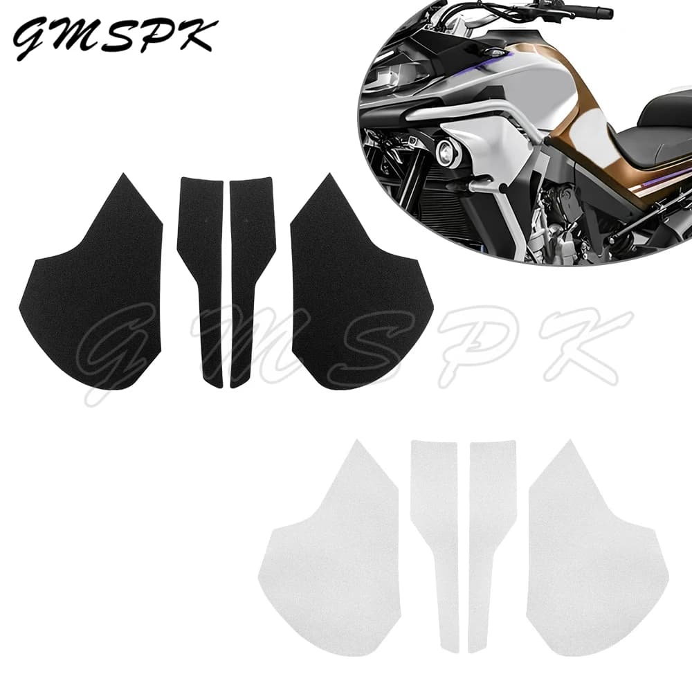 Motorcycle Anti-slip Relief Carro Armed Protection Fuel Stickers Side Tankpad Ginocchio Grip Traction Pad Measure for CFMOTO 800MT 800 MT800 MT