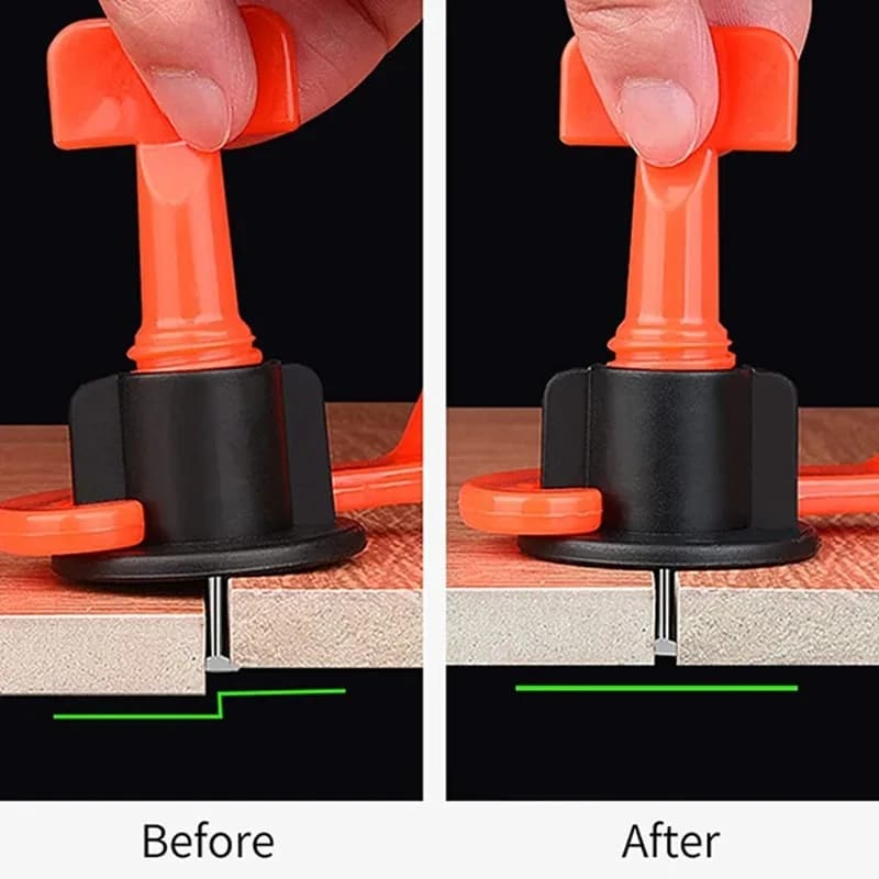 51 pezzi sistema di livellamento per piastrelle da pavimento clip distanziatori per piastrelle in ceramica porcellanata posizionamento parete fissaggio strumenti di costruzione kit livellatore
