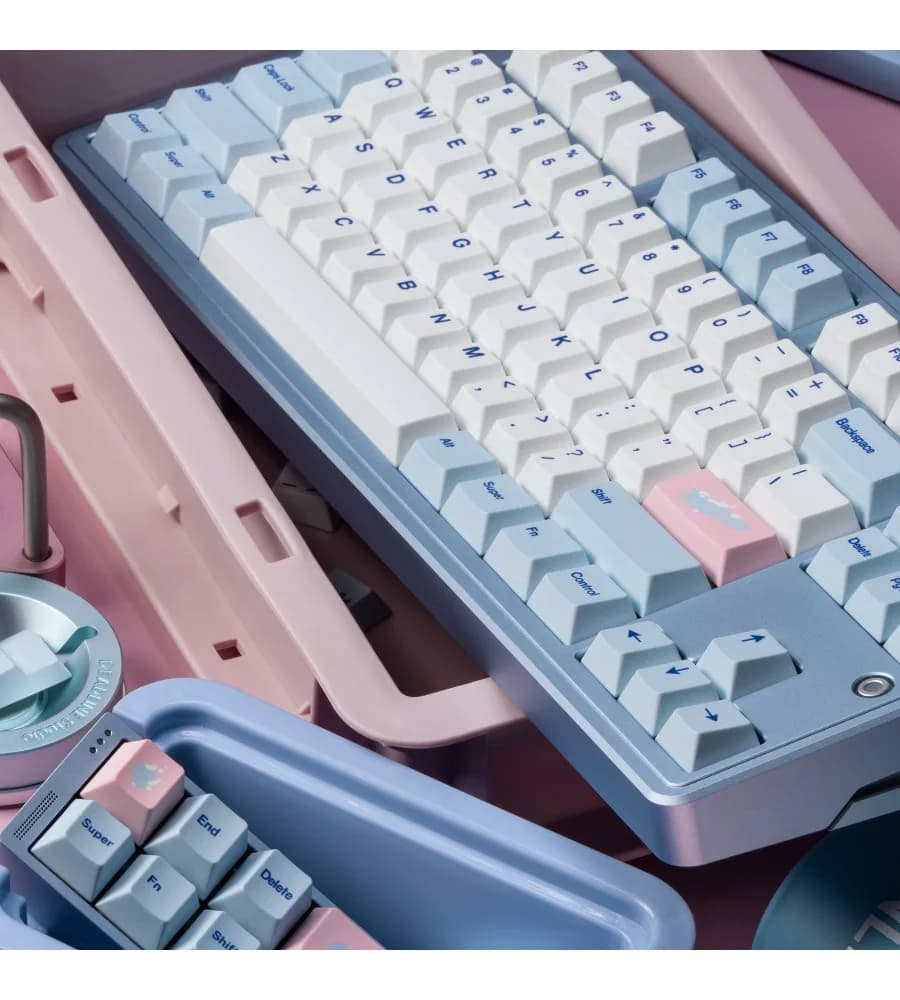 Marbles soda keycaps Original highly sublimated PBT material Ergonomic office 108 keyboard DIY