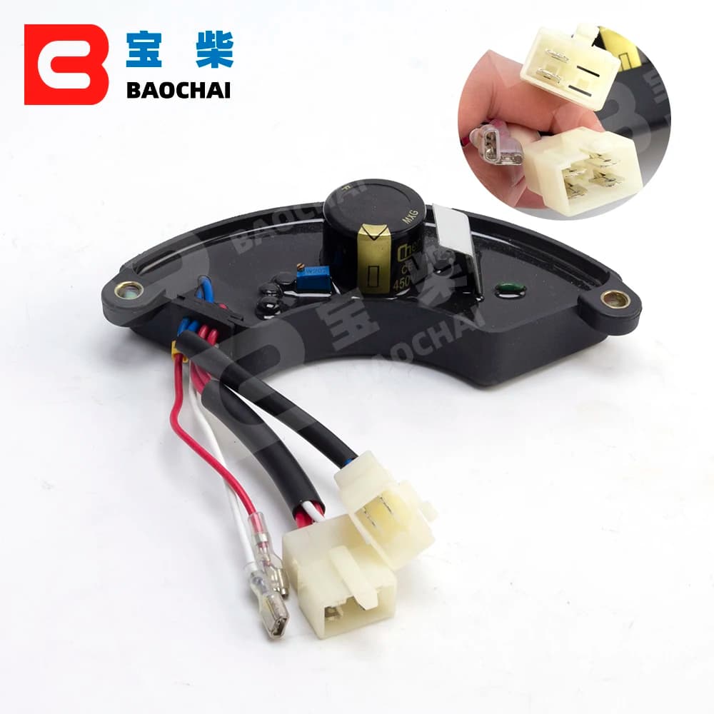 Regolatore di Tensione Automatico (AVR) Universale per Generatore a Gasolio Trifase 5-6-7KW - Ricambi per Stabilizzatore di Tensione Generatore