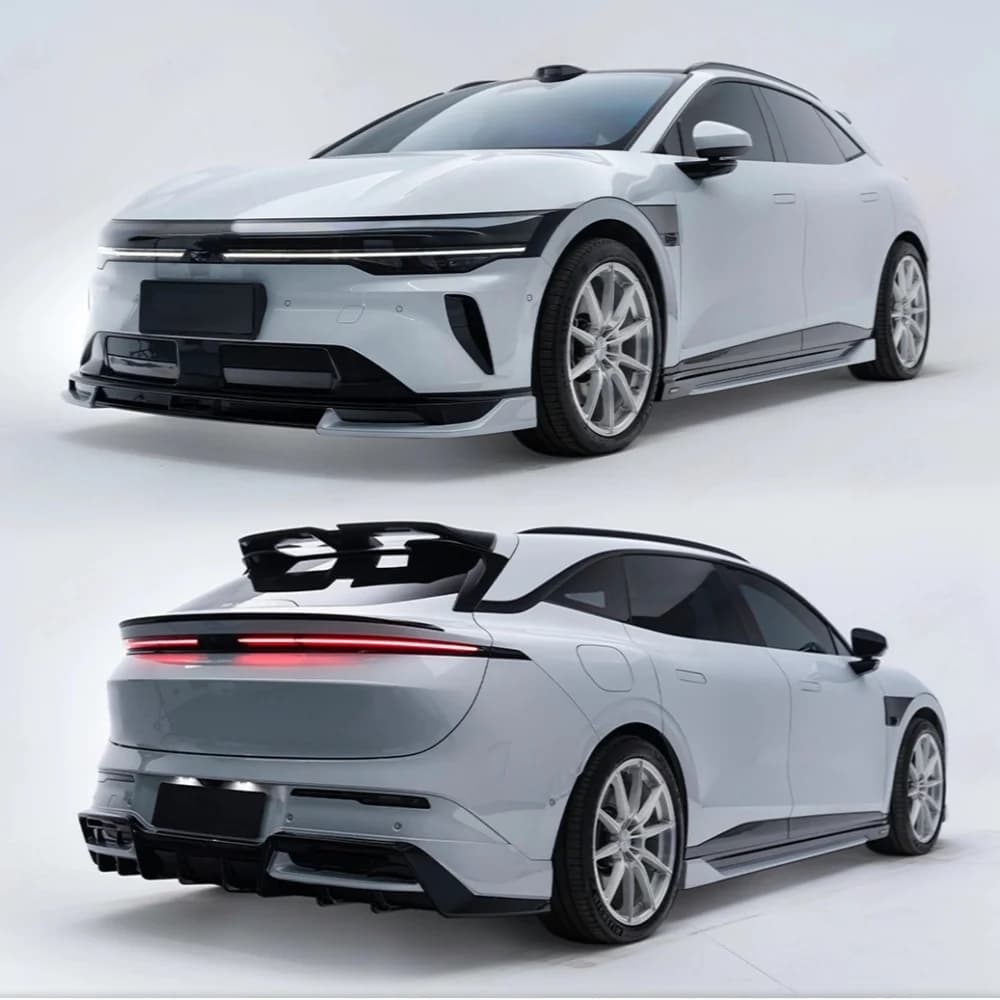 Kit Carrozzeria per ZEEKR 007 GT 2025-2026, Stile Sportivo Modificato, Labbro Anteriore, Labbro Posteriore, Minigonne Laterali, Spoiler Posteriore, Accessori Auto
