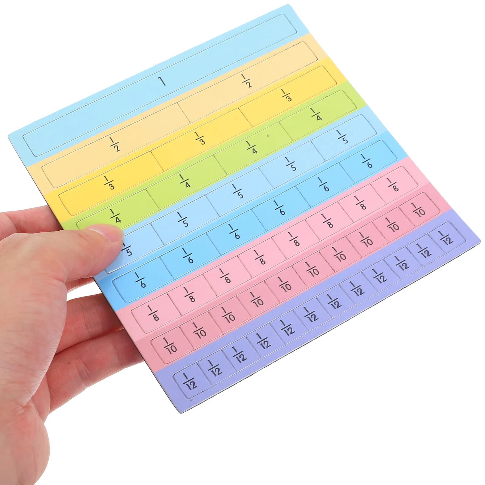 Set Educativo di Frazioni Magnetiche con Piastrelle e Cerchi per l'Apprendimento Pratico della Matematica su Lavagna