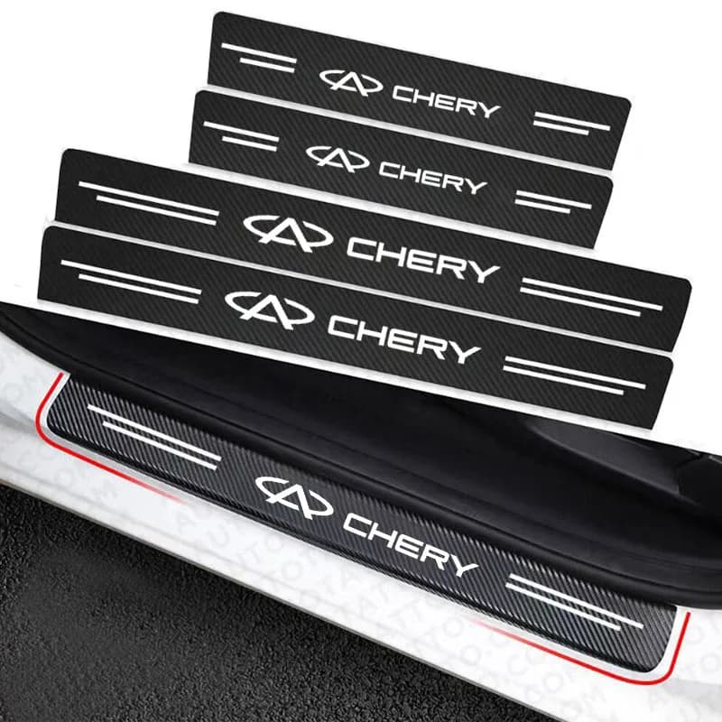 Bagagliaio di un'auto Paraurti Guard Decalcomanie Per Chery TIGGO 3 4 5 7 Pro 8Pro Max MVM X22 DR3 Amuleto Fora Fulwin T11 A1 A3 A5 Accessori auto