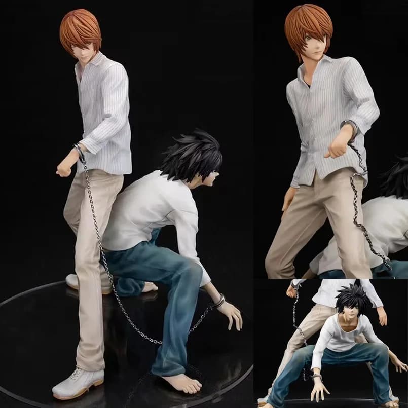 20cm DEATH NOTE Yagami Light L -lawliet L Lawliet Anime Figurine Action Figure Toys Doll regalo di natale senza scatola