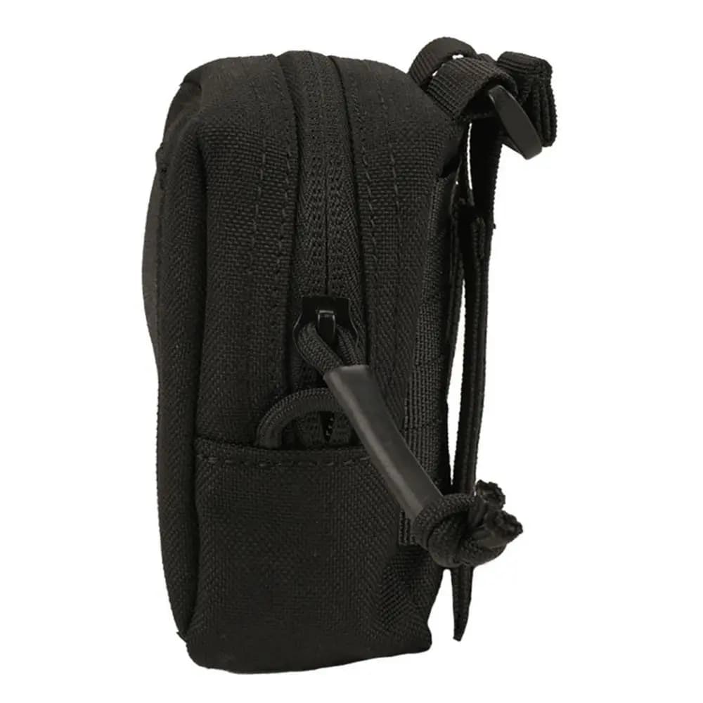 Sturdy Nylon Duty Belt Gloves Pouch Multifunctional Storage Portable Latex Glove Bag Solid Color Molle Accessory Pouch Coin