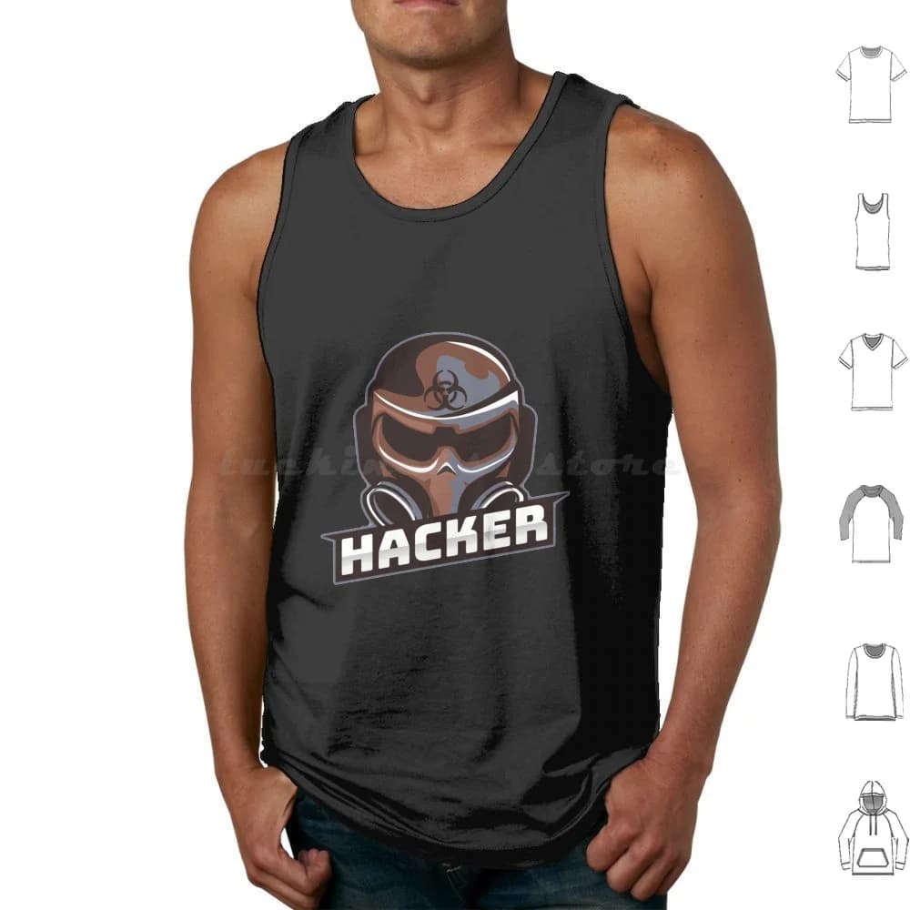 Hacker Canotte Canottiera senza maniche Hacker Astronauta Gaming Plyer Gioca Space Power Good Gym Man Gamer Life World Live Out Love