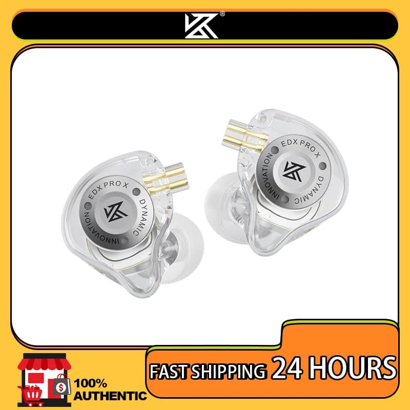 KZ EDX PRO X Dynamic Drive HIFI Bass Earbud DJ Sport Headphones with music cancellation