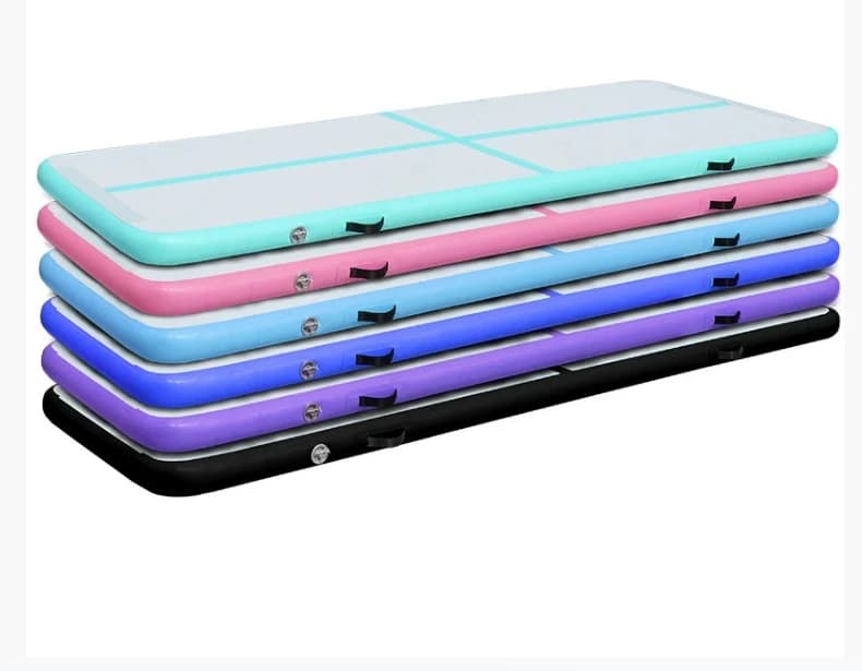 Factory Direct PVC Air Pillow Training Mat Inflatable Gymnastics Mat for Yoga, Pilates, Custom Eco Thickness