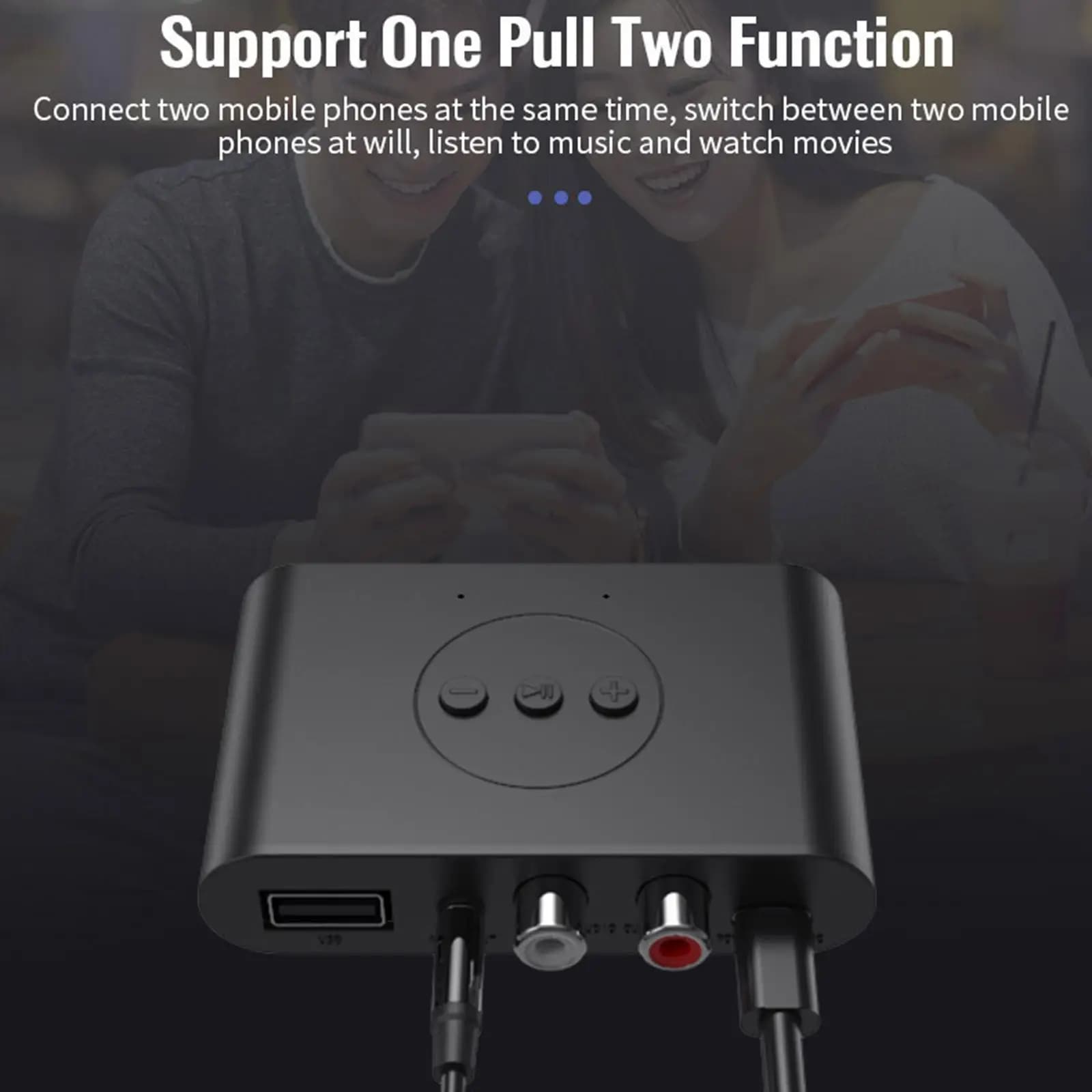 Adattatore Ricevitore NFC per Riproduzione da USB su PC, Tablet, Amplificatore, Auto