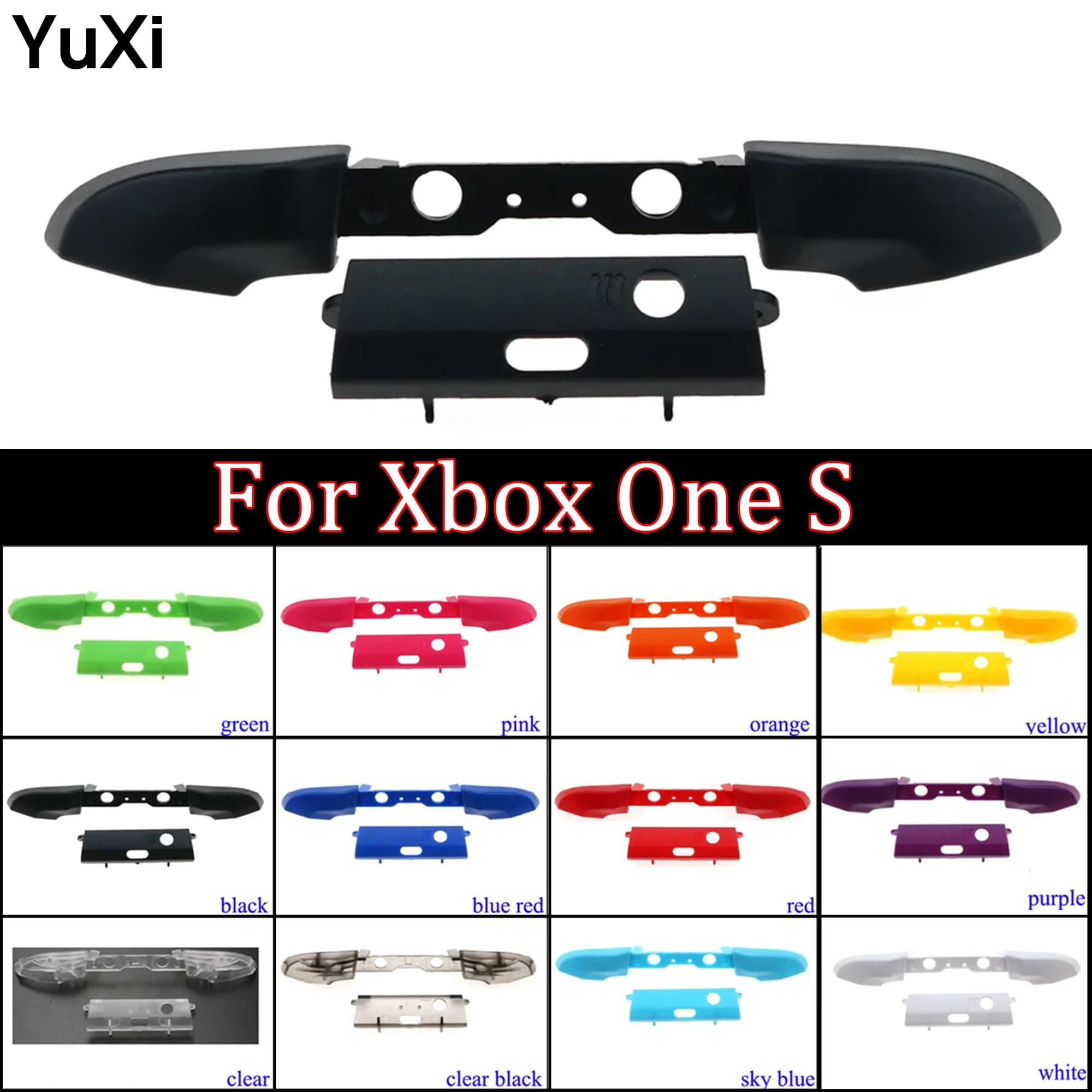 1Set per Xbox One S LB RB pulsante Trigger paraurti D-Pad per Controller Xbox One Slim accessori di ricambio colorati