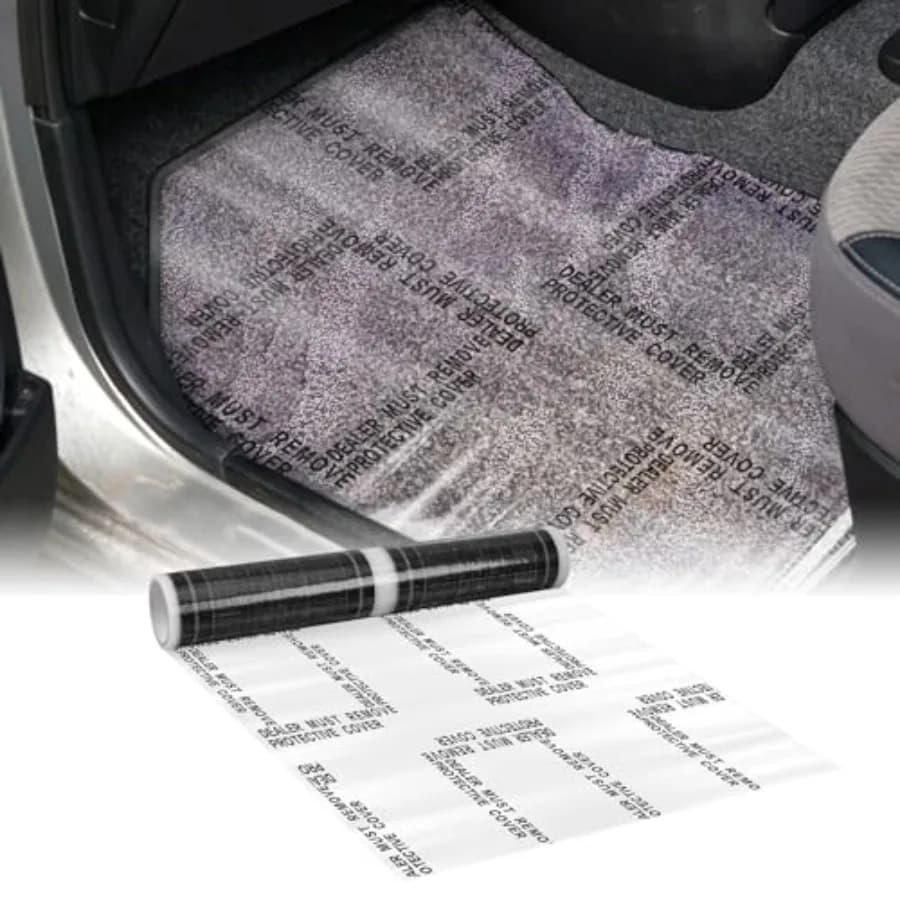 4 mil 24 x 200' Automatic Adhesive Plastic Mats Car Care Products F Roll Car Mats Car Mats Prot