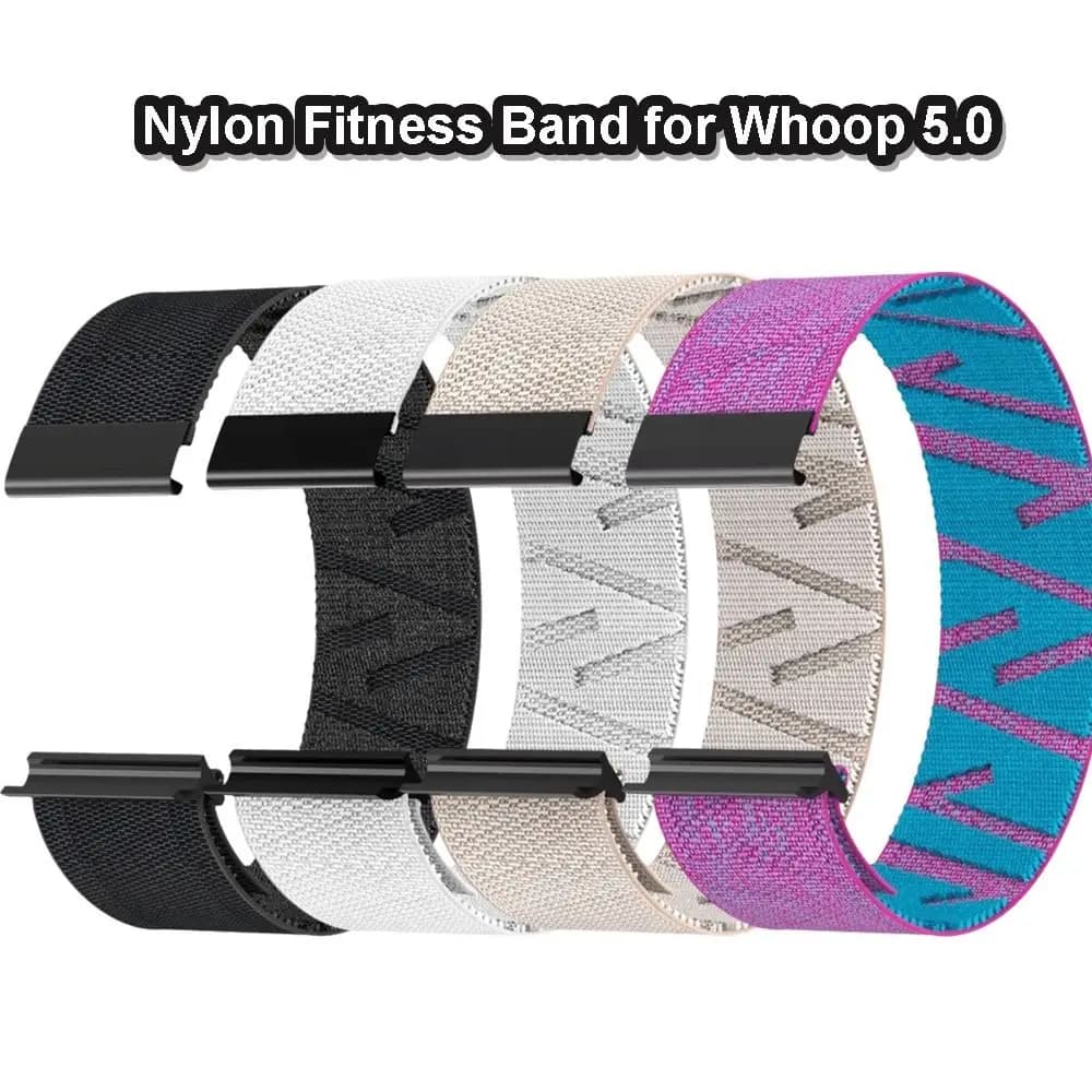 Nuovo cinturino fitness in nylon cinturini per orologi traspiranti regolabili cinturino di ricambio morbido intrecciato per Whoop 5.0 donna uomo