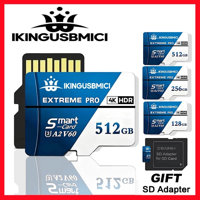 A2 Micro TF TF Card, Class 10 U3 V30, 100GB/s high-speed transfer memory card, capacity 64GB/256GB