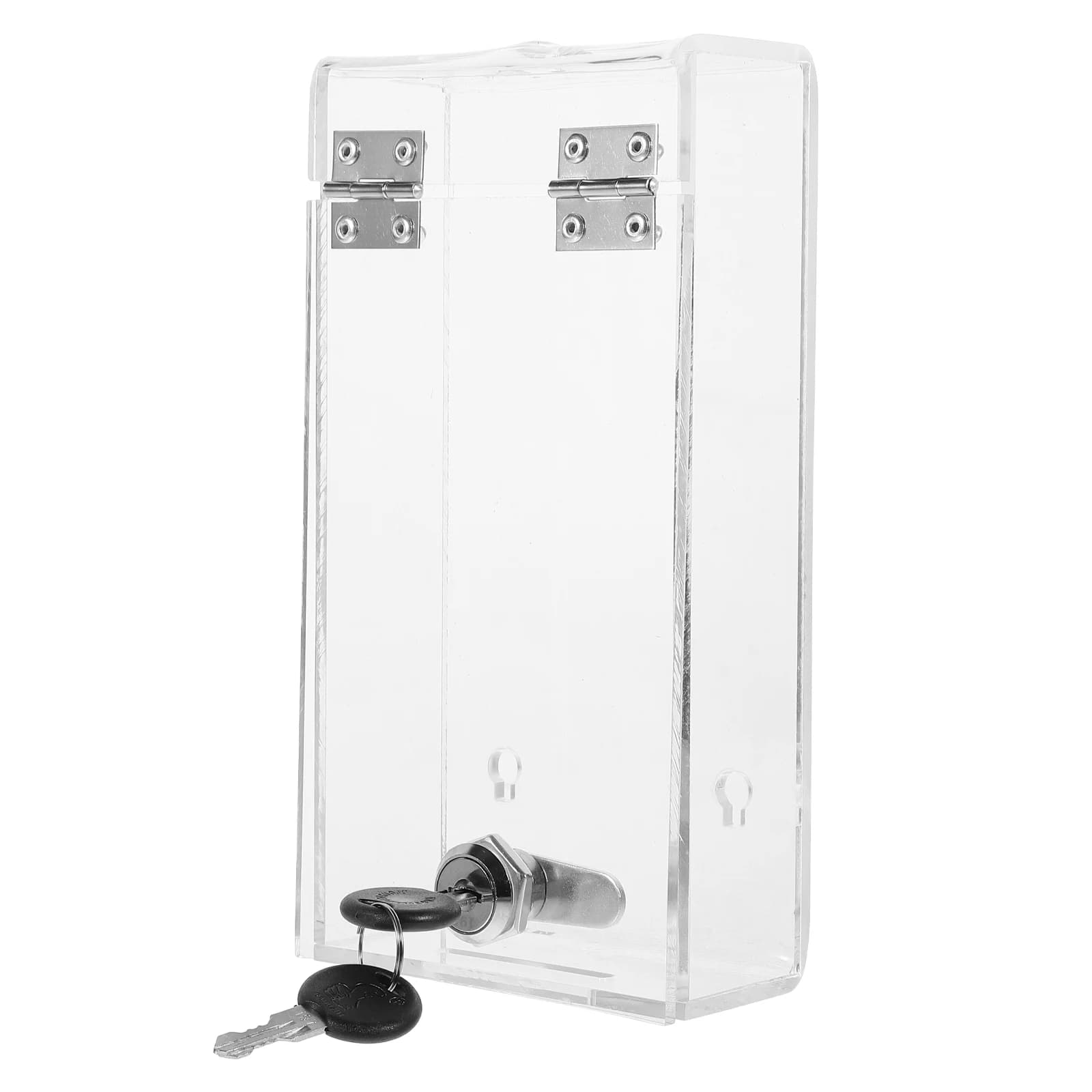 Scatola portaoggetti per telefono cellulare per dipendenti Armadietto per telefono trasparente Forniture per ufficio Contenitore per telefono cellulare con serratura