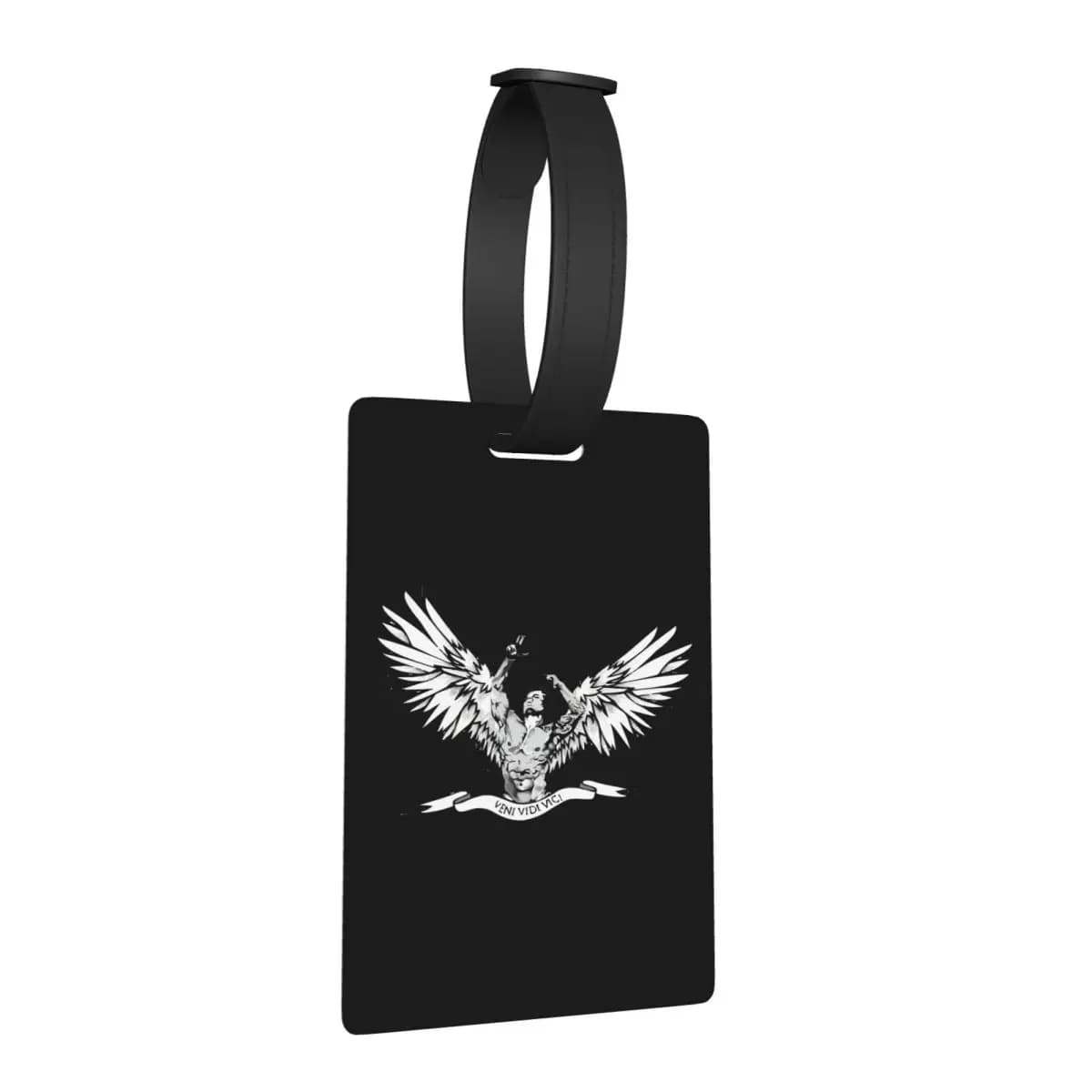 Etichette per bagagli Zyzz, accessori per valigie, etichetta identificativa per bagagli da viaggio, porta etichetta con nome e indirizzo