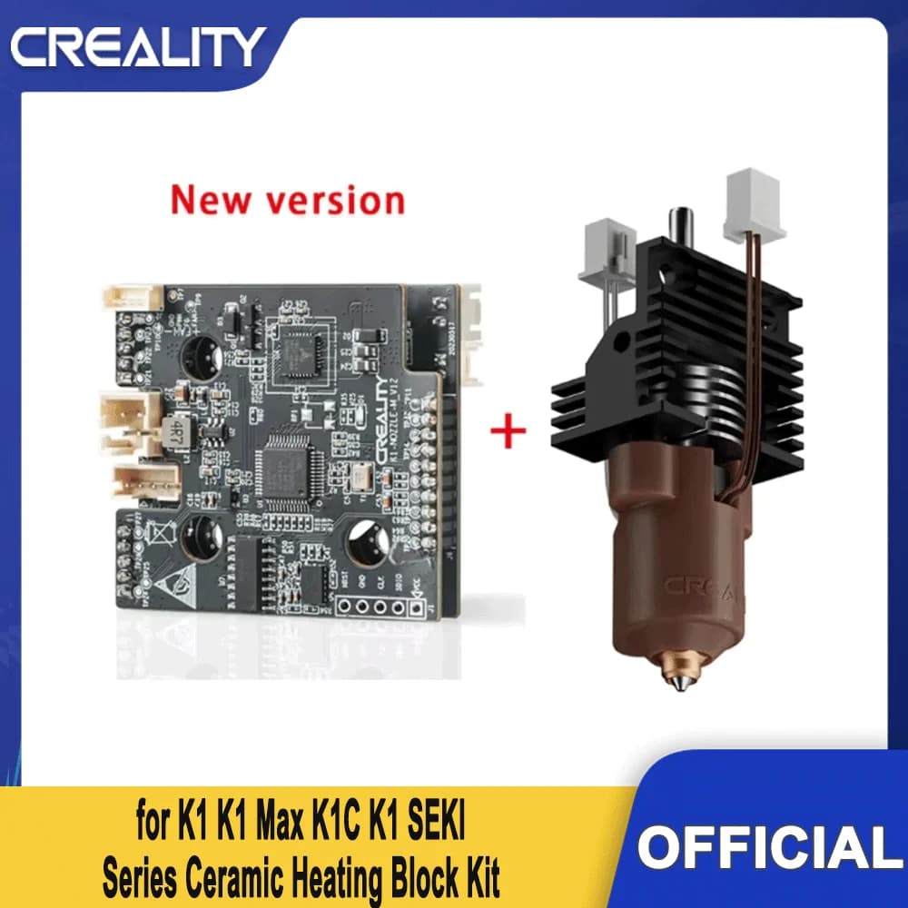 Creality PCBA_G_K1-MAX/K1_T9_GD32F303CBT6 NOZZLE-C-V13 Scheda adattatore Nuova versione Set Originale Sostituisci le parti della stampante 3D per K1
