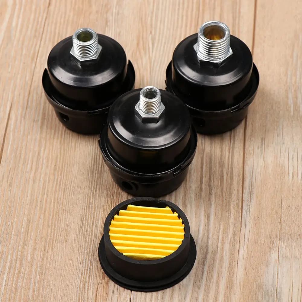 Accessori per pompe con filtro di aspirazione da cucina Compressore d'aria Filtro dell'aria Silenziatore Squelch Silenziatore senza olio