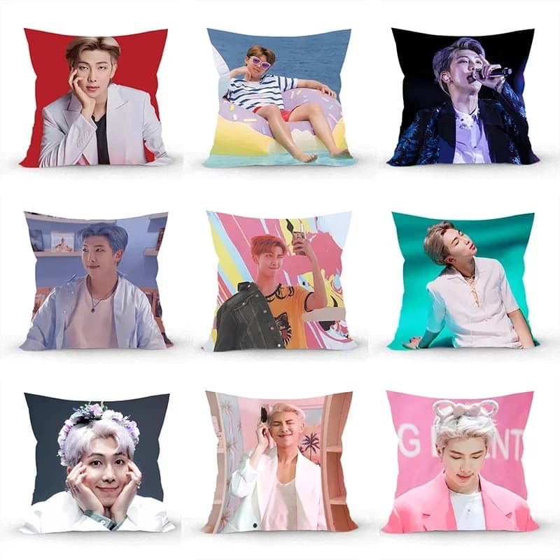 New pillow Nam-joon Kim slip cover for pillows bed linen comfortable pillow good for sofa Home Car high quality pillow 40x40cm