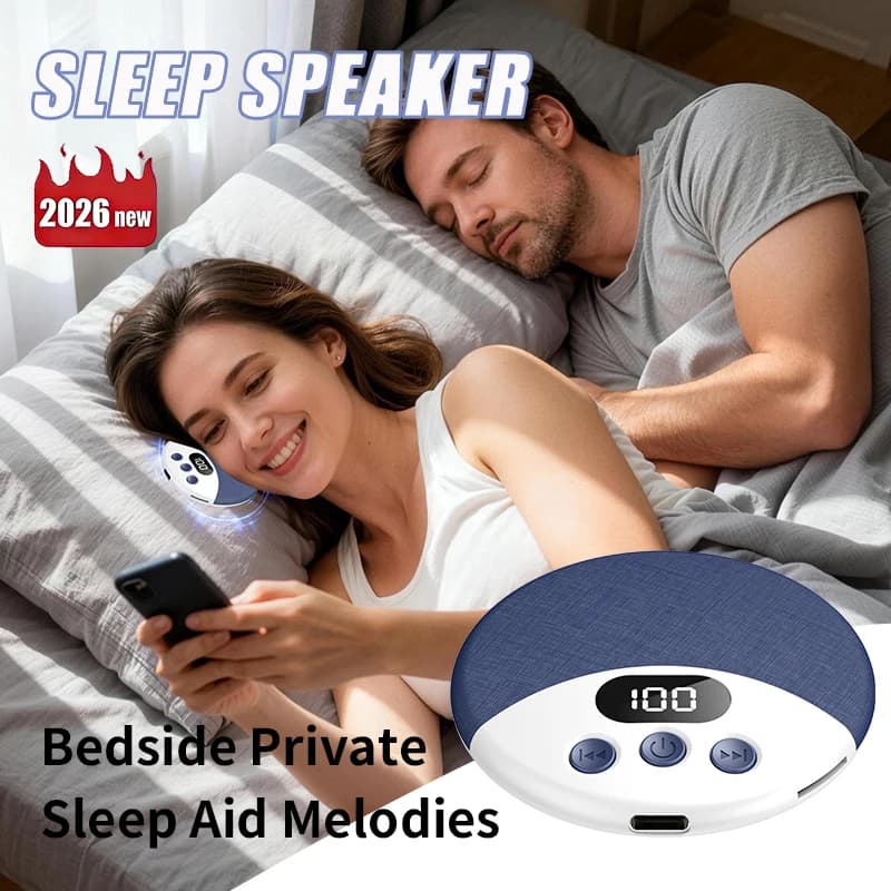 Nuovo Altoparlante Wireless Sotto il Cuscino, Lettore Musicale per il Sonno, Bluetooth 5.4, HiFi Stereo, Rumore Bianco, Lunga Durata della Batteria per il Relax Domestico
