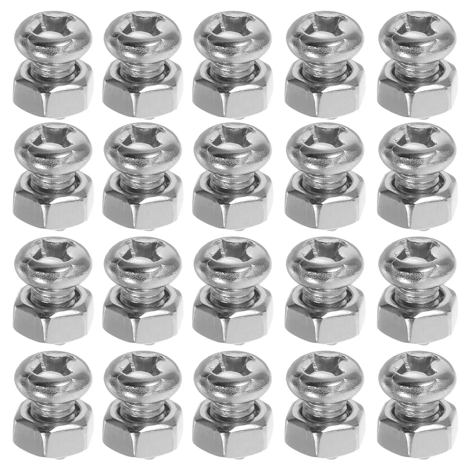 20 Pezzi Viti per Manici di Pentole, Kit di Riparazione per Utensili da Cucina, Sostituzione Stabile per Manici di Padelle, Fissaggio in Acciaio Inossidabile per Manici di Pentole