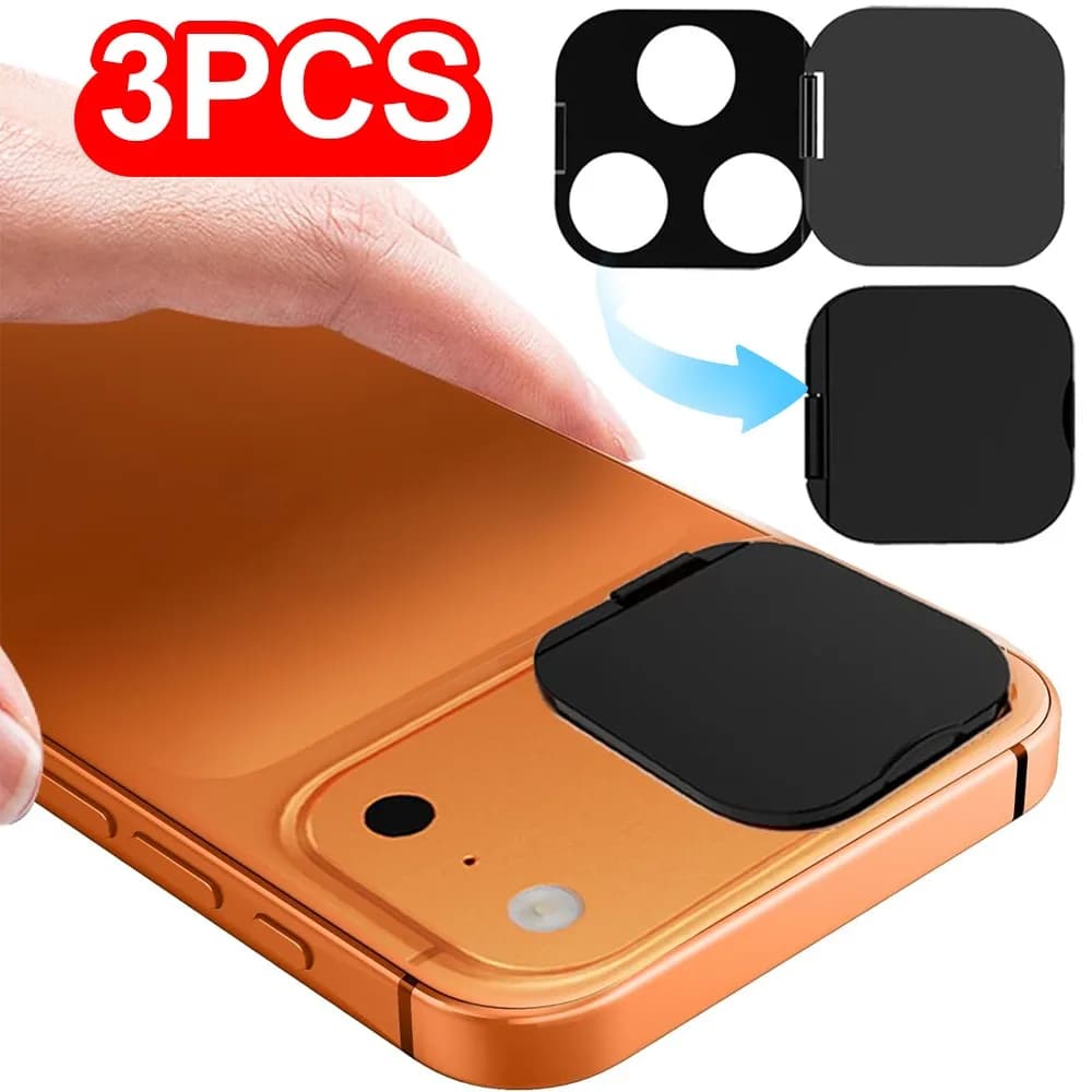 1-3 Pieces Cover Webcam 17PM for iPhone 17 Pro Max 17Pro, Plastic Privacy Protection for Rear, Openable and Closeable