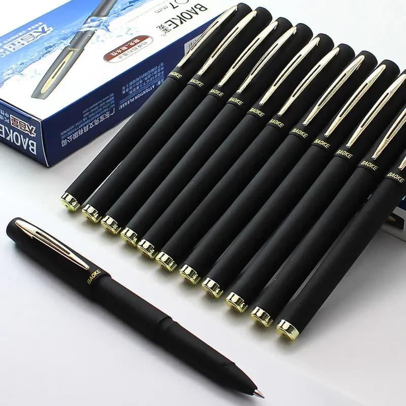 Penne gel per ufficio aziendali di grande capacità da 0,5/0,7/1,0 mm Penna firma per la scrittura di forniture per ufficio scolastico Cancelleria carina
