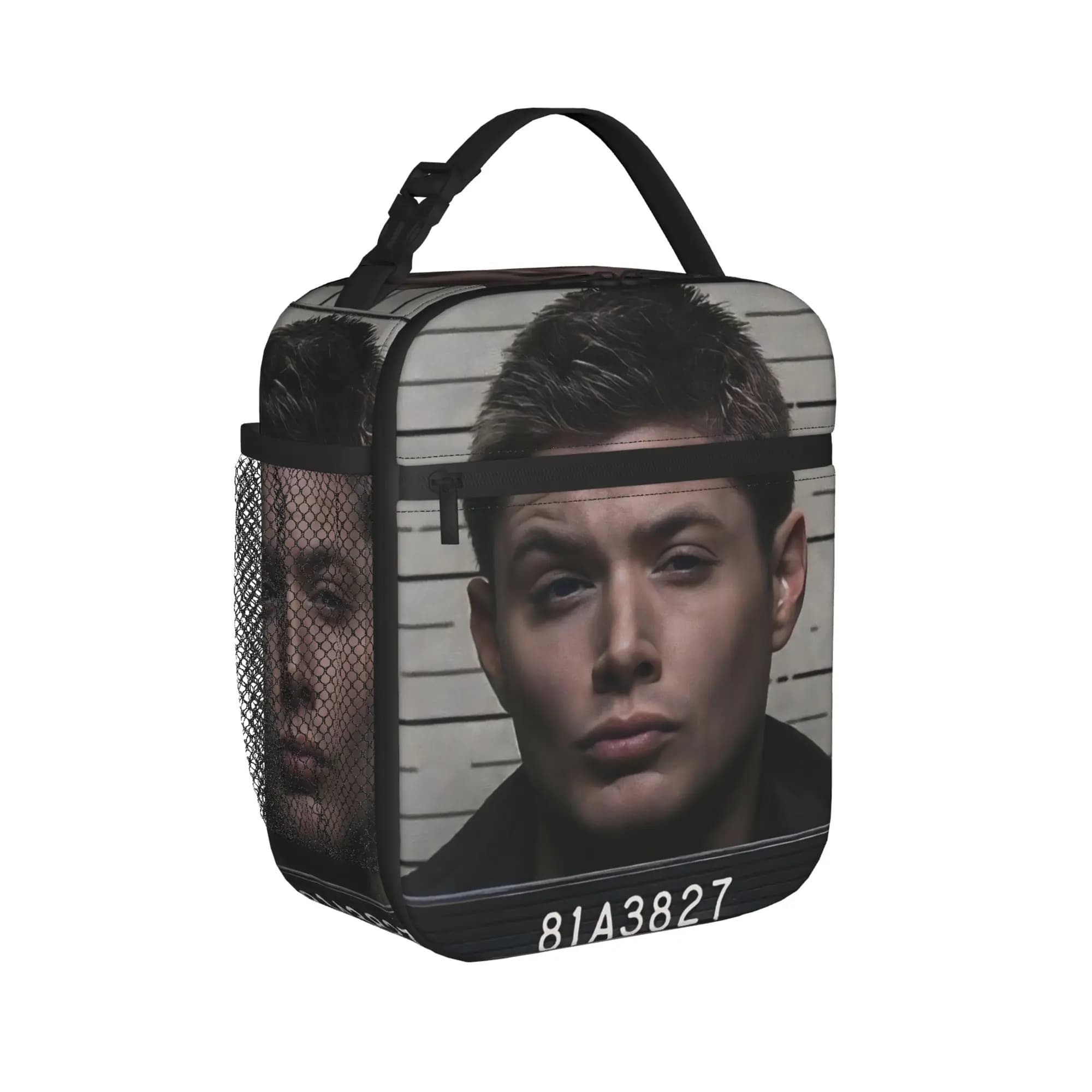 Borsa termica per il pranzo Supernatural Dean Winchester per il lavoro, borsa termica portatile per alimenti, contenitore termico per il pranzo