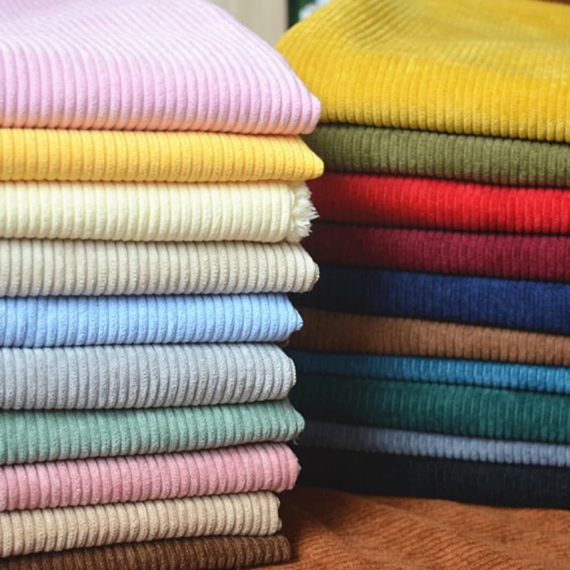 Corduroy Fabric Spring Autumn Winter Solid Coat Shirt Trousers Throw Pillow Sofa Cover Diy Sewing Wholesale Cloth