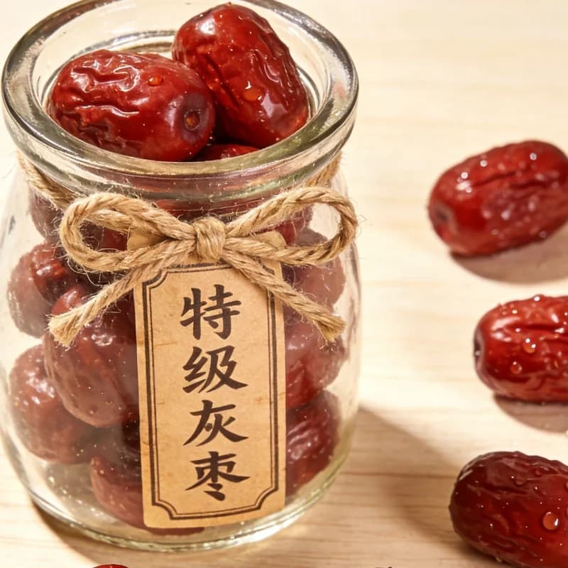 Datteri Rossi Secchi Naturali Grandi e Sgusciati per Creazione Gioielli in Resina Fai-da-te, Decorazioni per Casa, Matrimoni, Giardino e Soggiorno