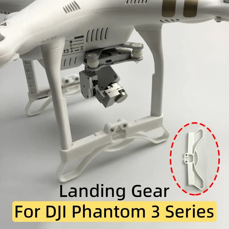 Per DJI Phantom 3A/3P/3S/SE/4K Drone Tutte le serie Drone Carrello di atterraggio Giunto cardanico Obiettivo della fotocamera Aumentare la staffa protettiva Accessori