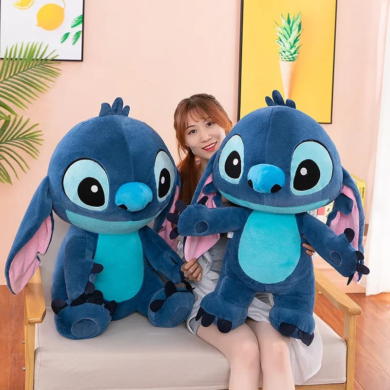 Peluche Stitch da 35 cm, Grande Bambola di Pezza Stitch, Giocattolo di Peluche per Bambini, Regalo di Natale