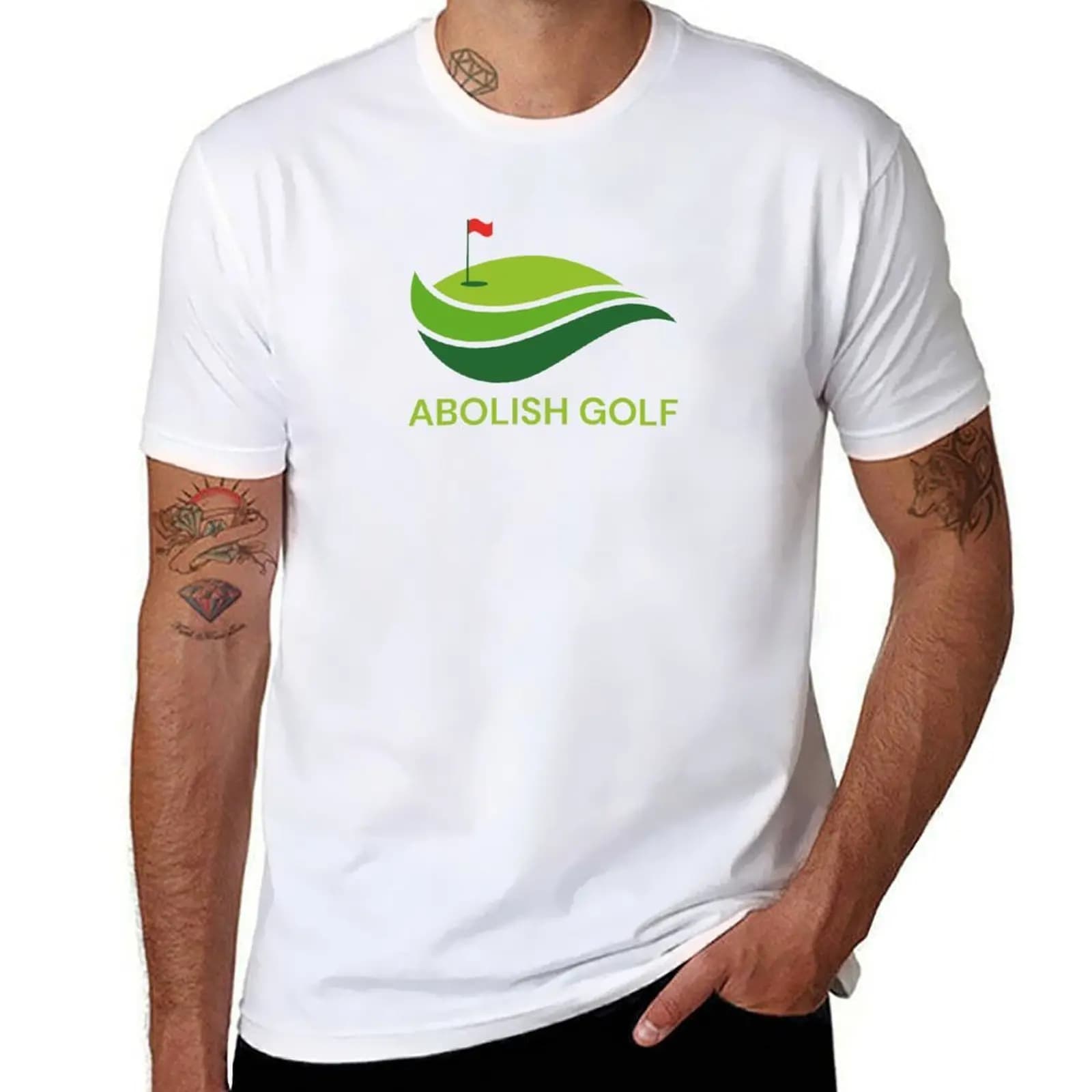 Abolisci maglietta da golf maglietta da uomo maglietta semplice da uomo
