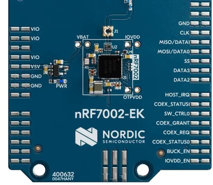 nRF7002-EK Valutazione scudo Arduino Wi-Fi 6 serie nRF70 K