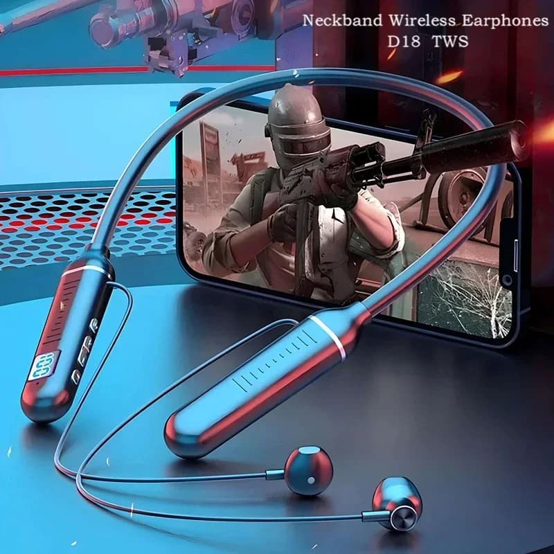 K58pro Wireless Bluetooth 5.3 Headphones with Headband Gaming LED Display HIFI Sport Headphones TWS with Microphone TF Card