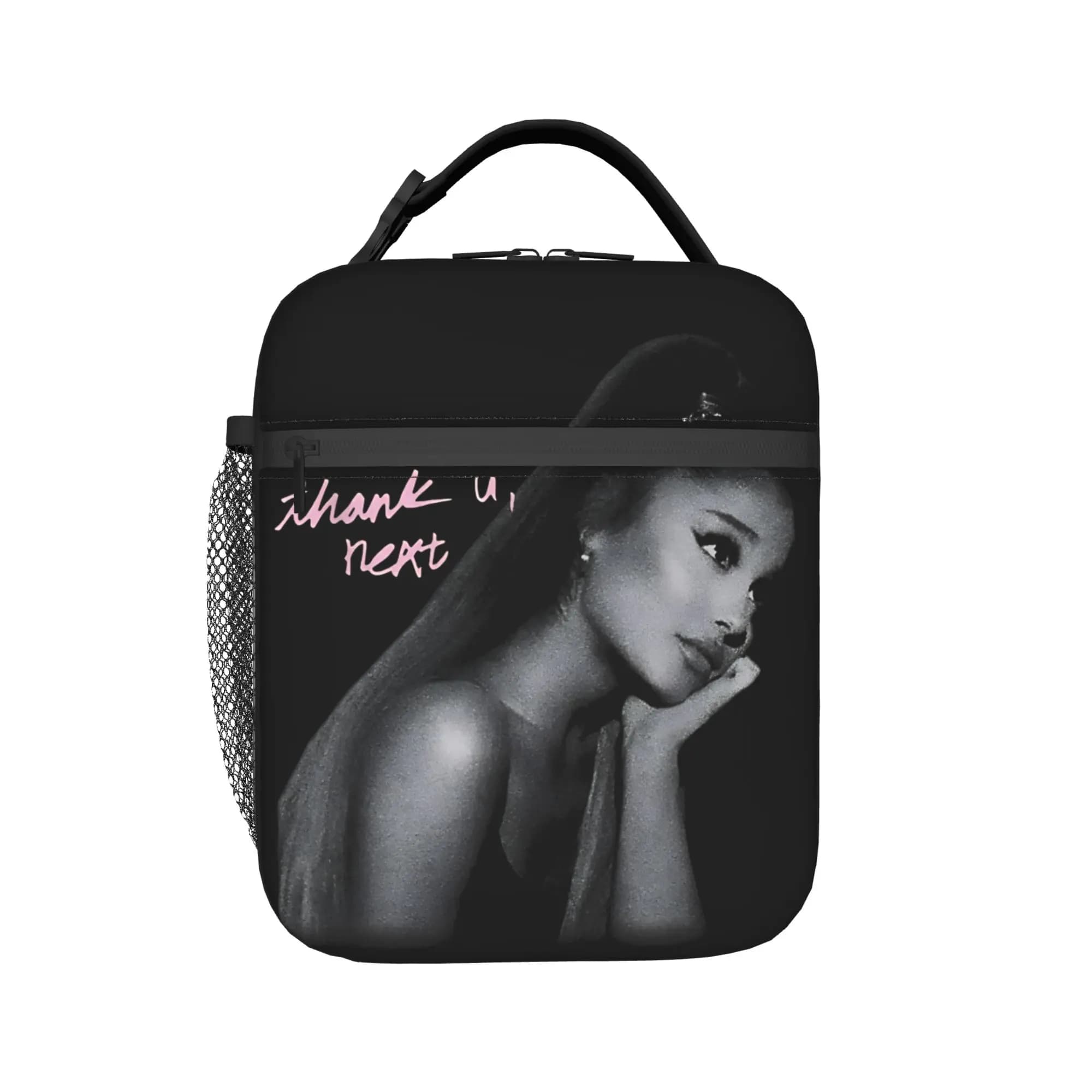 Arianas Grandes Insulated Lunch Bags Cooler Bag Reusable,Lunch Container High Capacity Lunch Box Tote Food Storage Bags