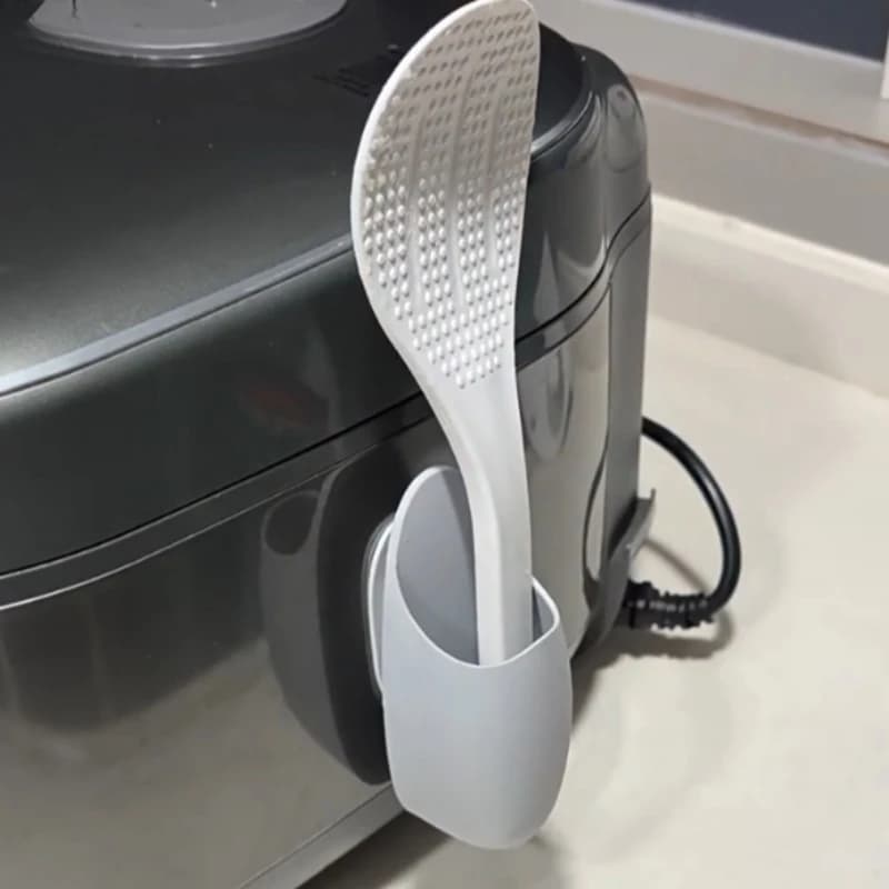Portacucchiaio per mini cuociriso, portaoggetti multifunzionale per cucina e bagno, porta spazzolino elettrico, nuovo organizer per la casa
