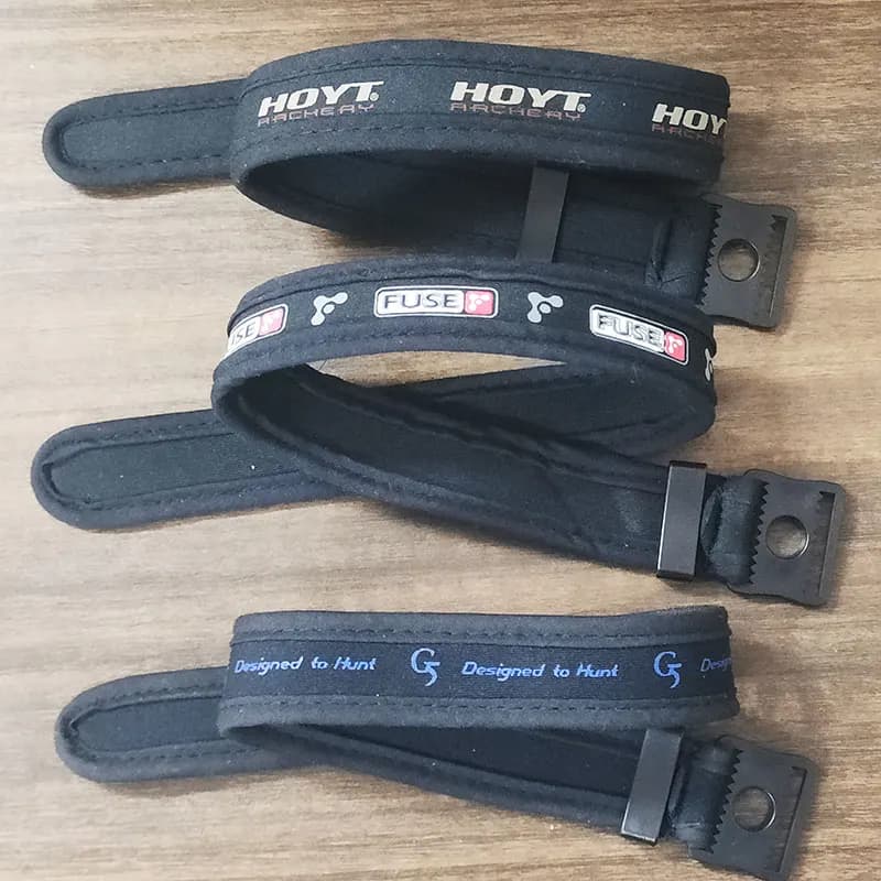 Cinghia da Polso Regolabile in Nylon Intrecciato per Arco Compound, Accessori per Caccia, Tiro e Pratica Sportiva
