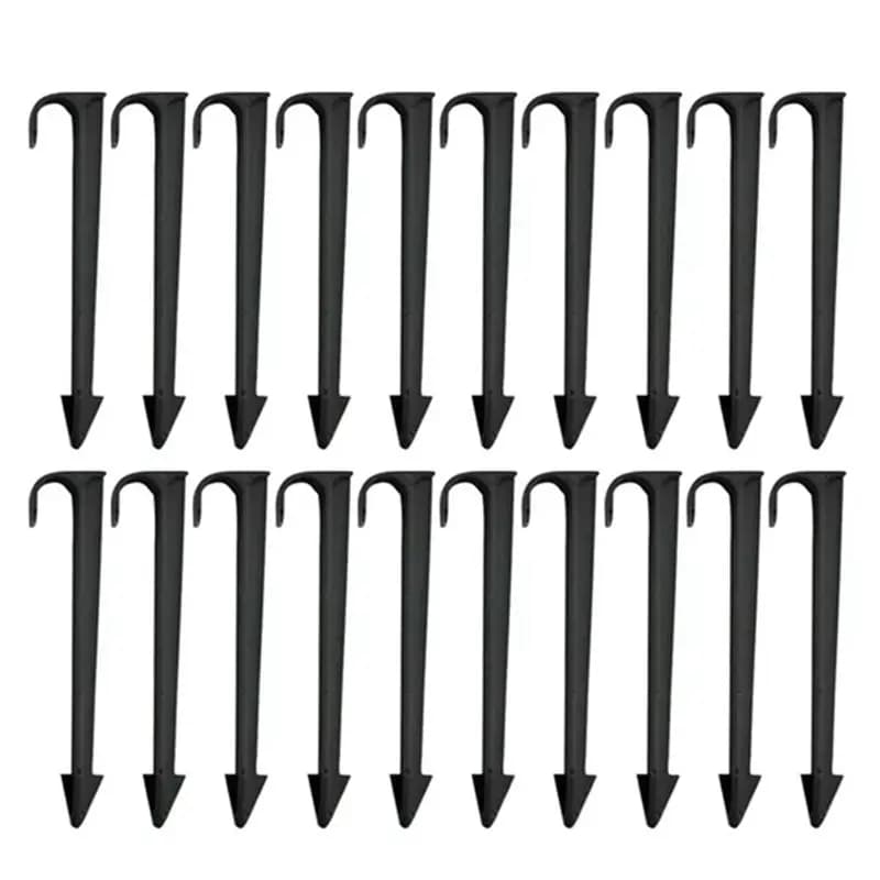 AB46-50PCS Pali di Fissaggio per Tubi, Ancoraggi per Tubi Irrigazione Giardino, Supporti per Tubi Fissi, Staffe per Tubi da Giardino di Facile Installazione