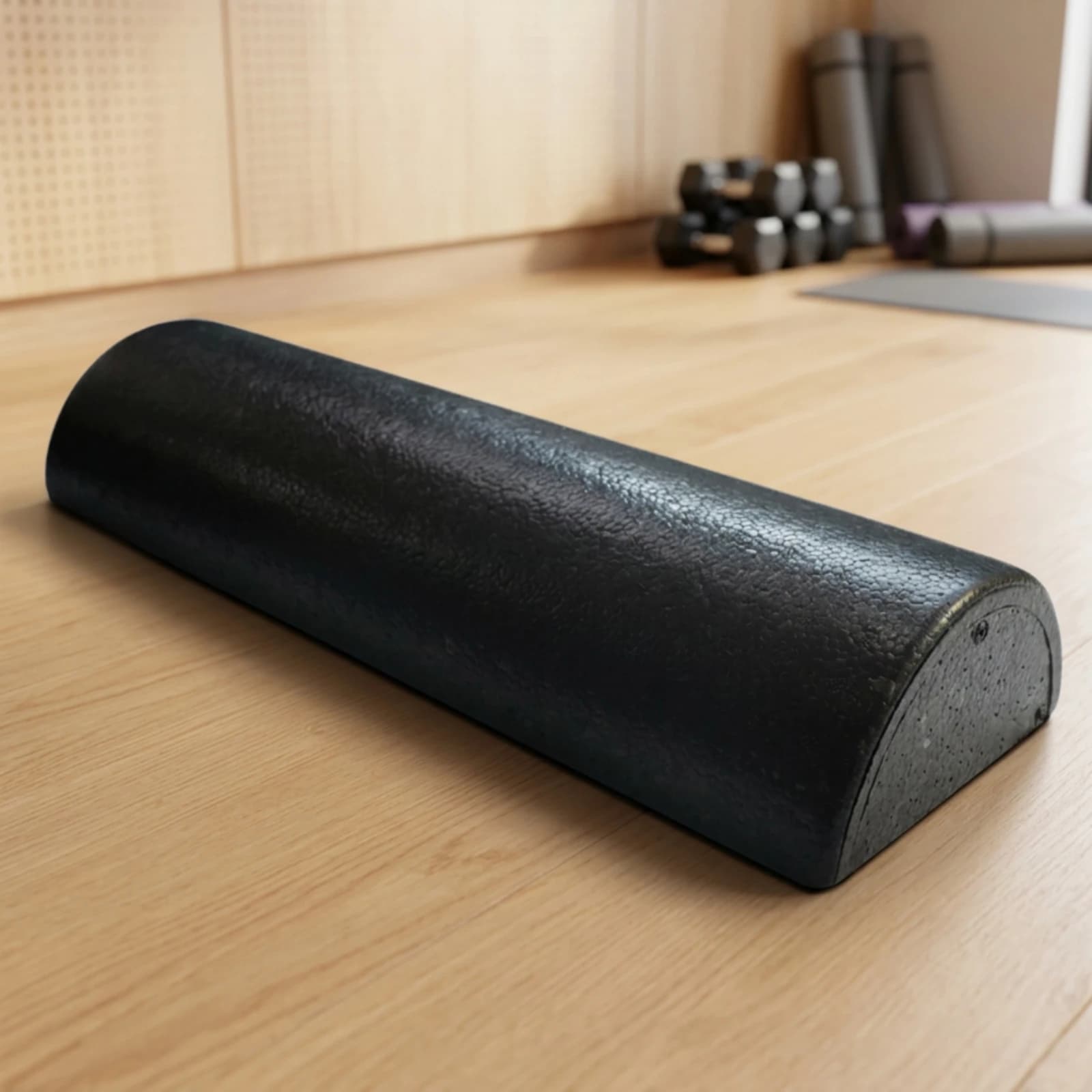 Half-Round Foam Roller Textured Half Foam Roller Exercise Equipment Long-Lasting Non-Slip for Athletes, Physical Rehabilitation