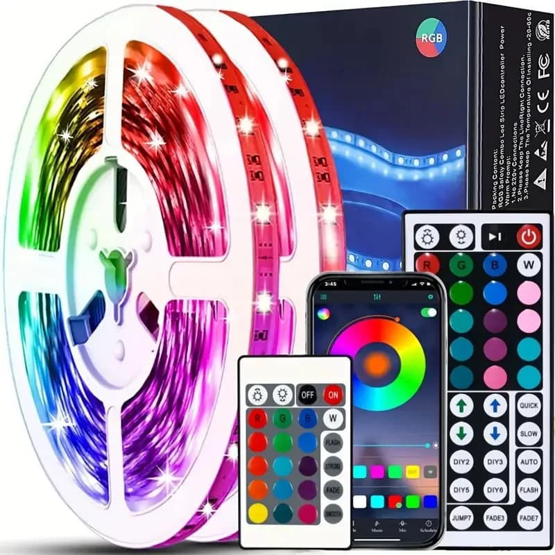 Strisce LED alimentate tramite USB con 2835 LED, facile installazione per camera da letto, armadio, guardaroba, cucina, decorazioni natalizie