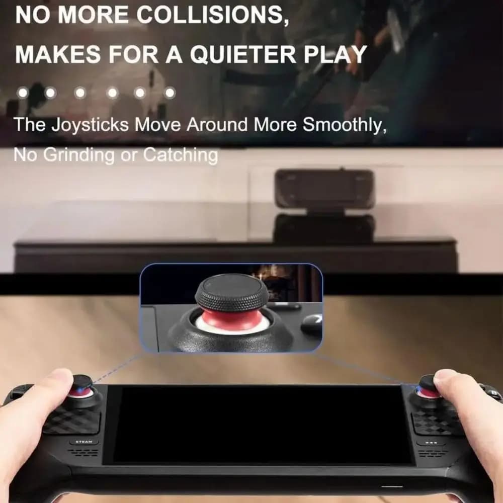 Silicone Joystick Protective Ring Reduce Noise Elastic Silicone Protective Ring Random Color Invisible Protection