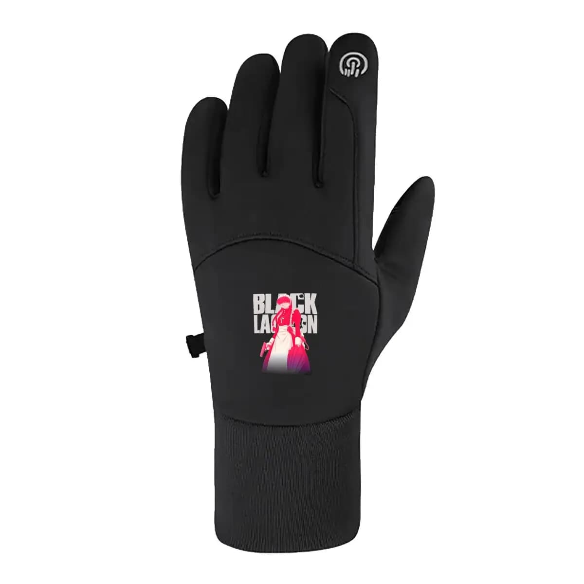 Personaggio Anime Maid da Black Lagoon Sport Pesca Touchscreen Guida Guanti da sci per moto